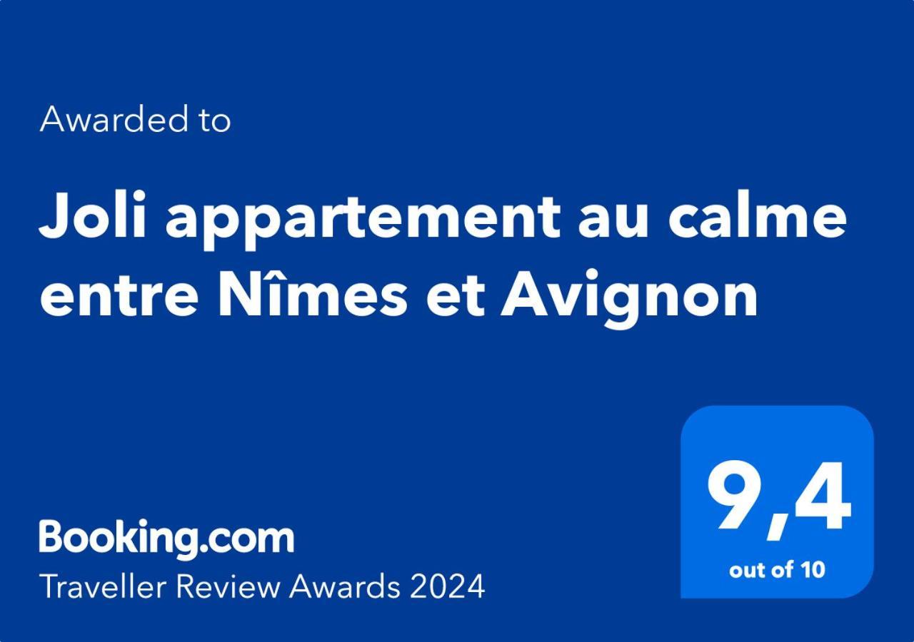 Joli Appartement Au Calme Entre Nimes Et Avignon Meynes المظهر الخارجي الصورة